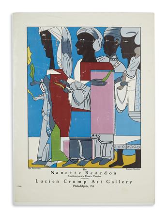 (ART.) Pair of posters featuring artwork by Romare Bearden.